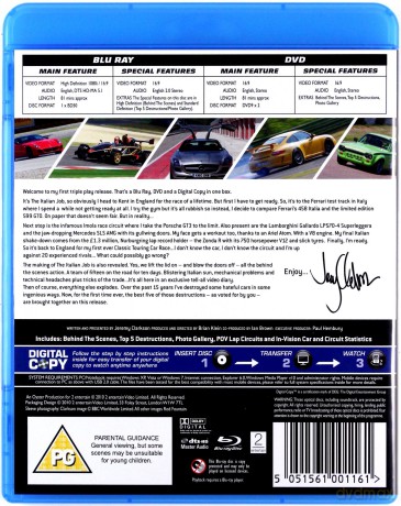 Clarkson: The Italian Job [Blu-Ray]+[2DVD]
