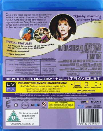 Funny Girl (Zabawna Dziewczyna) [Blu-Ray]