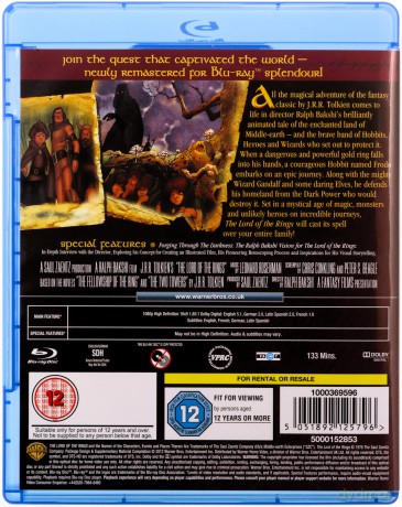The Lord of the Rings (Animated) (Władca Pierścieni) [Blu-Ray]