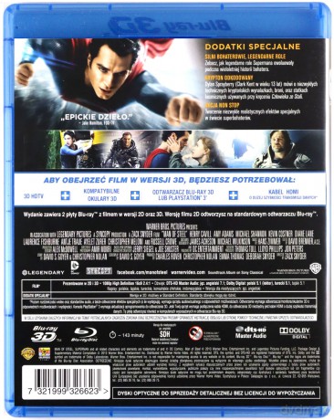 Człowiek ze stali 3D [Blu-Ray]+[Blu-Ray 3D]