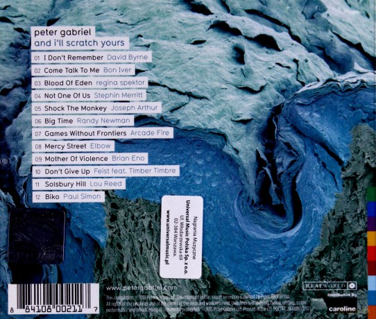 Peter Gabriel: And I'll Scratch Yours [CD]