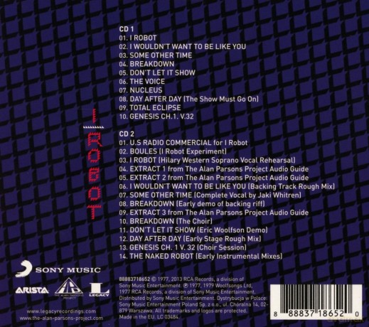 The Alan Parsons Project: I Robot (Legacy Edition) [2CD]