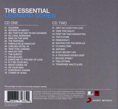 Leonard Cohen: The Essential Leonard Cohen [2CD]