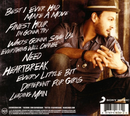 Gavin Degraw: Make A Move (ecopack) [CD]