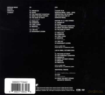 Depeche Mode: Exciter (digipack) [CD]+[DVD]