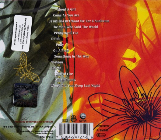 Nirvana: MTV Unplugged In New York [CD]