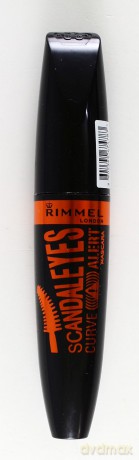 Rimmel Tusz do Rzęs Scandaleyes Curly Alert Czarny [KOSMETYKI]