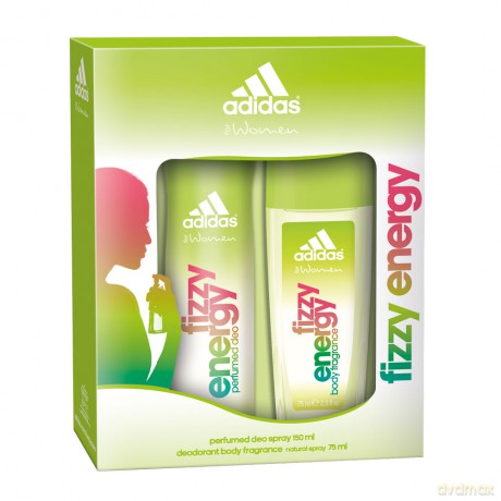 Adidas Zestaw dla Kobiety - Fizzy Energy Body Spray 150ml, Natural Spray 75ml [2xPERFUMY]