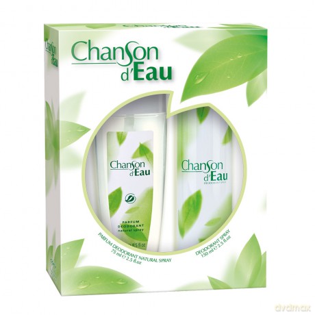 Chanson Deau Deo Natural Spray 75ml, Deo Spray 150ml [2xPERFUMY]