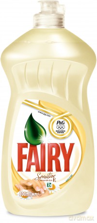 Fairy Sensitive Płyn Do Naczyń Zawierający Rumianek I Witaminą E 0,5l [CHEMIA]