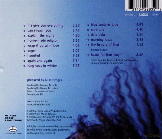 Noa: Blue Touches Blue [CD]