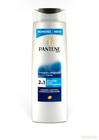 Pantene Pro-V 2w1 Codzienna Pielęgnacja Odżywianie I Blask Szampon 400ml [KOSMETYKI]