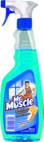 Mr Muscle Płyn Do Mycia Szyb Niebieski Rozpylacz 500ml [CHEMIA]