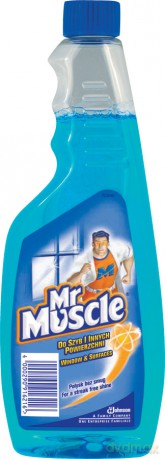 Mr Muscle Płyn Do Mycia Szyb Niebieski Zapas 500ml [CHEMIA]