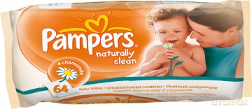 Papmers Naturally Clean Chusteczki Wkład 64sztuki [CHEMIA]