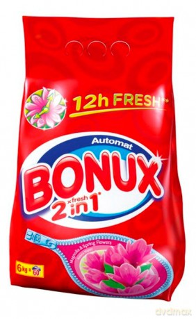 Bonux Proszek Do Prania 2in1 Natura Happy 6kg [CHEMIA]