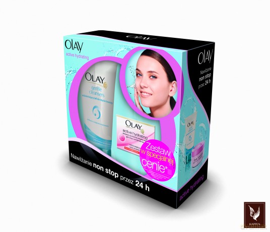 Zestaw Olay Active Hydrating Krem + żel  [2xKOSMETYKI]
