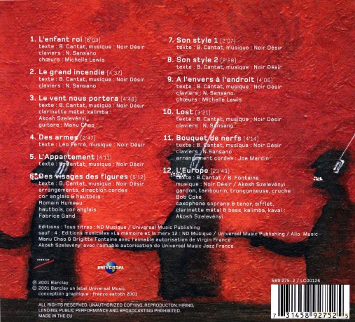 Noir Desir: Des Visages Des Figures [CD]