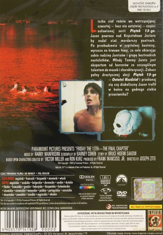 Piątek 13-tego 4: Ostatni rozdział [DVD]