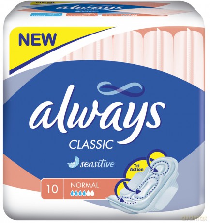 Always Klasyczna Normal Sensitive Ze Skrzydekami (10) [CHEMIA]