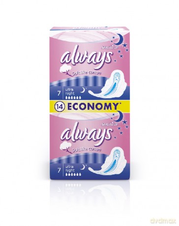 Always Ultra Night Sensitve (2x7) [CHEMIA]