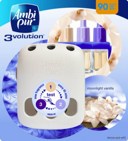 Ambi Pur 3v Black Vanilla Urządzenie+ Wkład [CHEMIA]