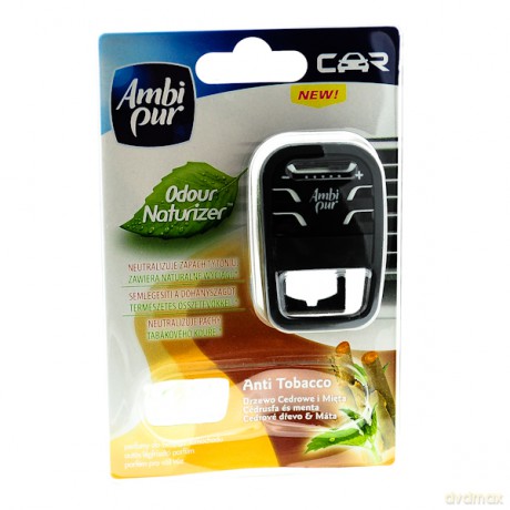 Ambi Pur Car Urządzenie+Wkład Anti Tobacco [CHEMIA]