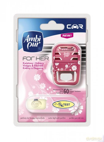 Ambi Pur Car Urządzenie+Wkład For Her [CHEMIA]