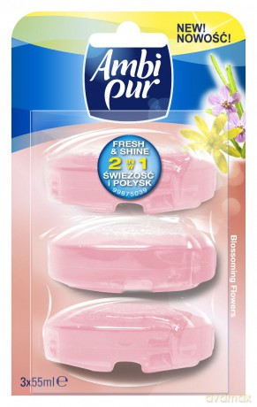 Ambi Pur Flush Blossoming Flower Zapas (3sztuk) [CHEMIA]