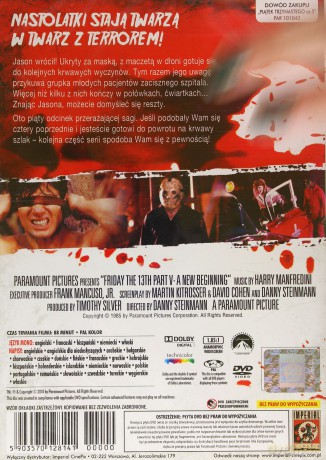 Piątek 13-tego 5: Nowy początek [DVD]