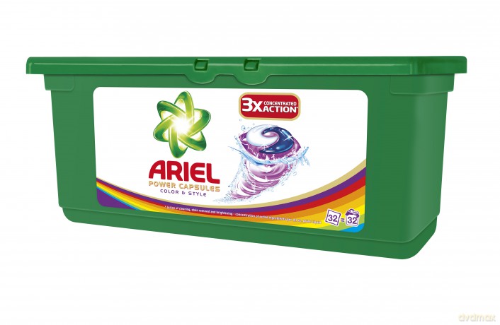 Ariel Active Gel Capsules Color&Style 32sztuki Żelowe Kapsuki Piorące [CHEMIA]
