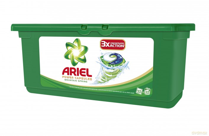 Ariel Active Gel Capsules Mountain Spring 32sztuki Żelowe Kapsuki Piorące [CHEMIA]
