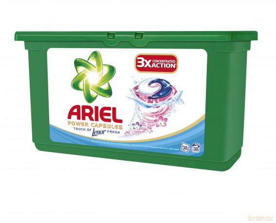 Ariel Active Gel Capsules Touch Of Lenor 32sztuki [CHEMIA]