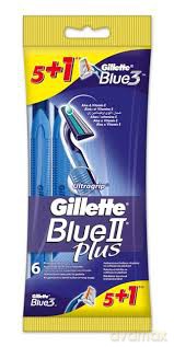 Blue II+ Maszynka 5sztuk+Blue3 1sztuka