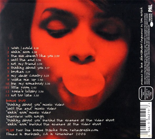 Norah Jones: Not Too Late (digipack) [CD]+[DVD]