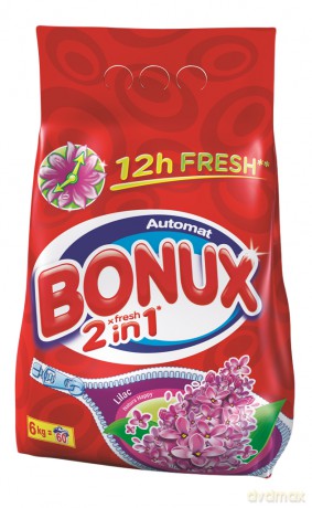 Bonux Proszek Do Prania 2w1 Lilac 6kg [CHEMIA]