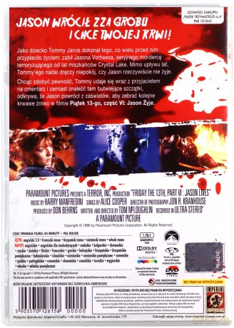 Piątek 13-tego 6: Jason żyje [DVD]