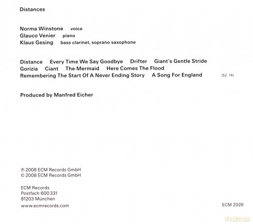 Norma Winstone: Distance [CD]