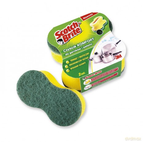 Czyścik Scotch Brite Komfort Do Garnków I Patelni - 2sztuki [CHEMIA]