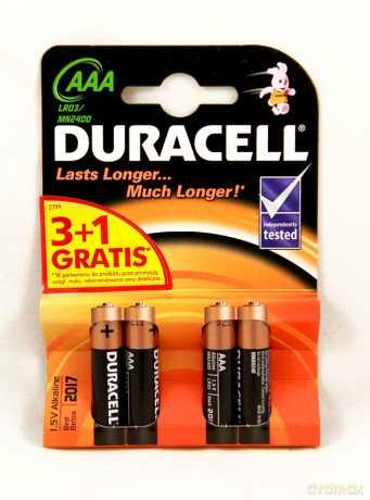 Duracell Basic AAA/Lr03 3+1