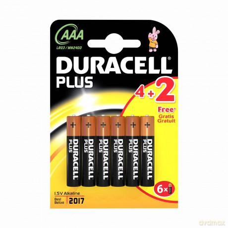 Duracell Basic AAA/Lr03 4+2