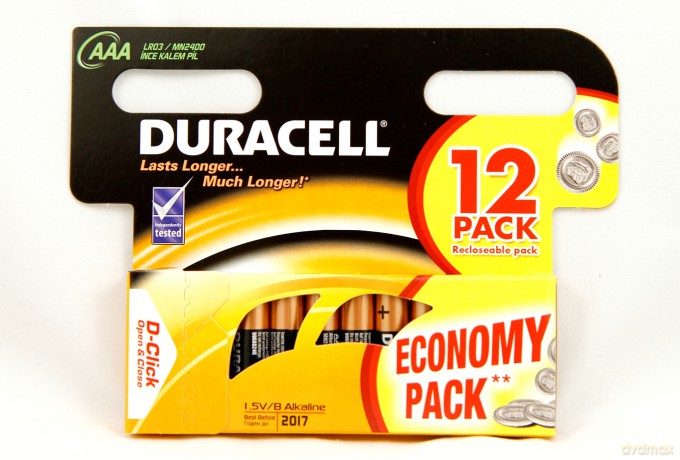 Duracell Basic AAA Lr 03 K12