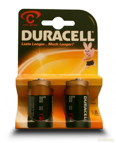 Duracell Baterie Alkaliczne C&B Lr14 C Mn1400/1,5v 2sztuki