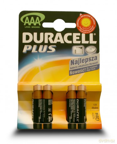 Duracell Baterie Alkaliczne Turbo Lr03 AAA Mn2400/1,5v 4sztuki