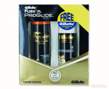 Gillette Proglide Żel 200ml+Antyperspirant Spray 150ml