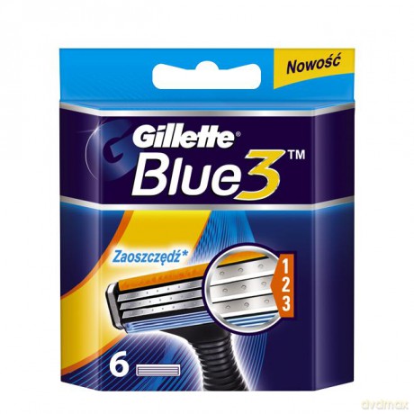 Gillette Blue3 Wkład 6 sztuk