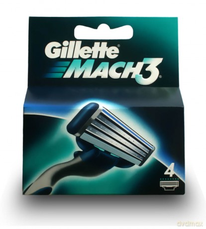 Gillette Mach3 Manual Wkady 4sztuki