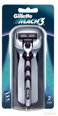 Gillette Mach3 Maszynka Systemowa+2 Wkłady