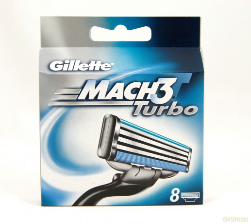 Gillette Mach3 Turbo Wkład 8sztuki