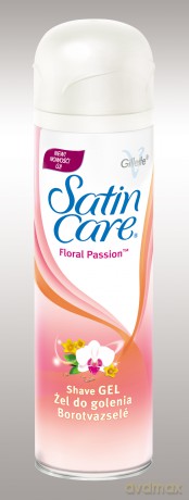 Gillette Satin Care Floral Passion Żel Do Golenia Dla Kobiet 200ml [KOSMETYKI]